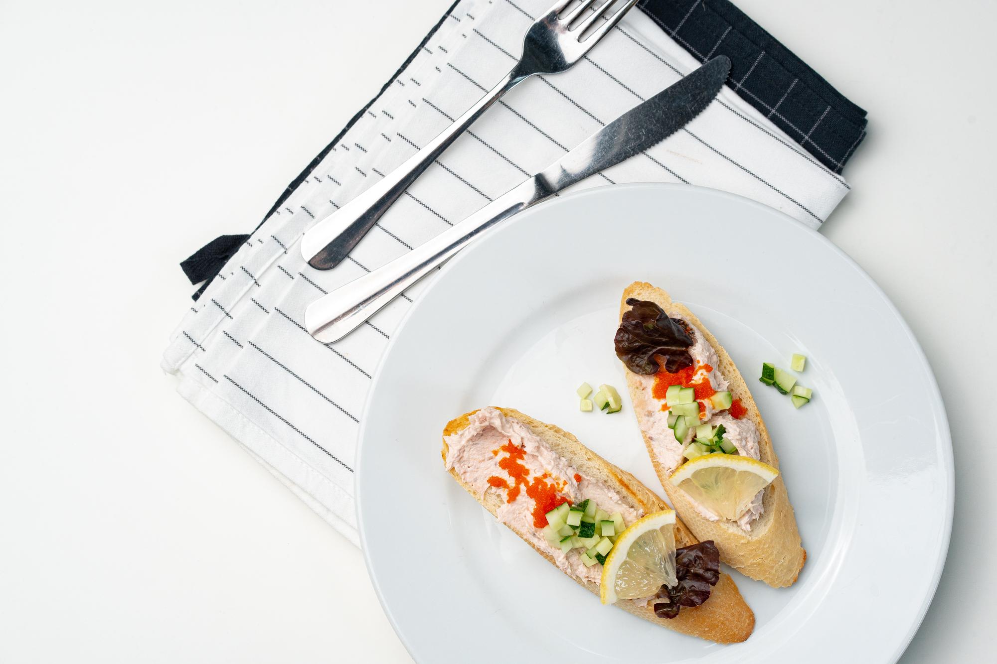 Sample plated menu for masterclass
